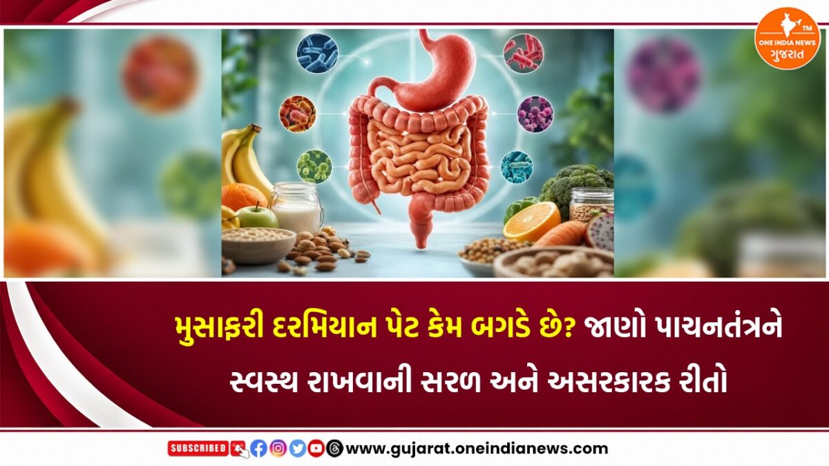 મુસાફરી દરમિયાન પેટ કેમ બગડે છે? જાણો પાચનતંત્રને સ્વસ્થ રાખવાની સરળ અને અસરકારક રીતો
