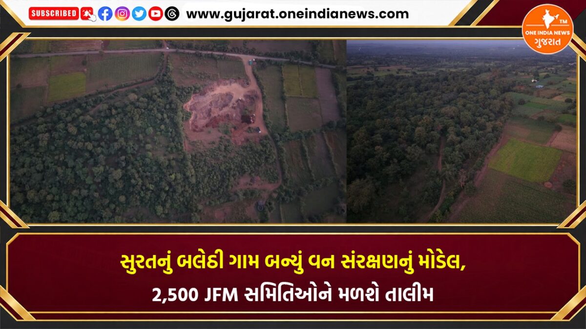 સુરતનું બલેઠી ગામ બન્યું વન સંરક્ષણનું મોડેલ, 2,500 JFM સમિતિઓને મળશે તાલીમ